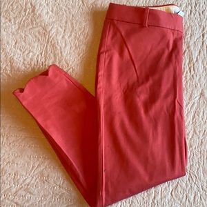 NWT J CREW SCALLOP BOTTOM 7/8 LENGTH TROUSERS